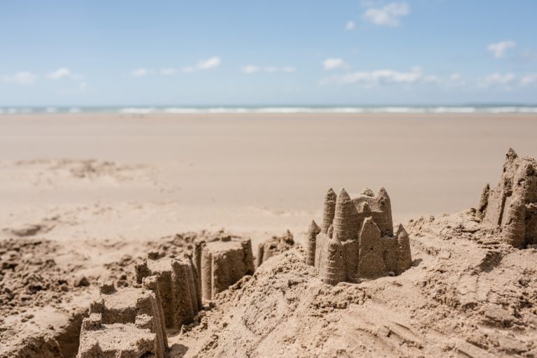 Sandcastles in Wales